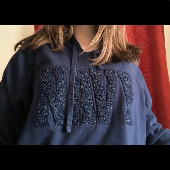 PINK Victoria's Secret Tops - 🌻 [pink] navy blue sweatshirt